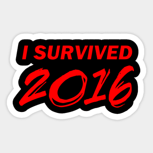 I Survived 2016 Sticker